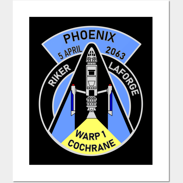 Phoenix Warp 1 First Contract Flight Patch Wall Art by IORS